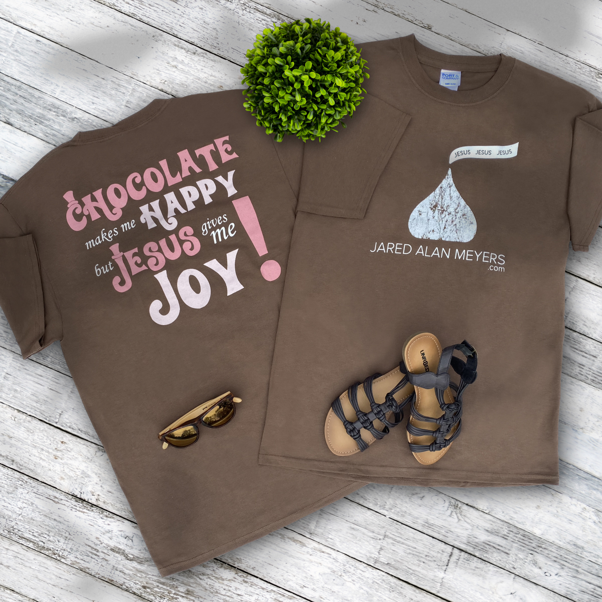 Jared Alan Meyers | Chocolate Makes Me Happy T-Shirt